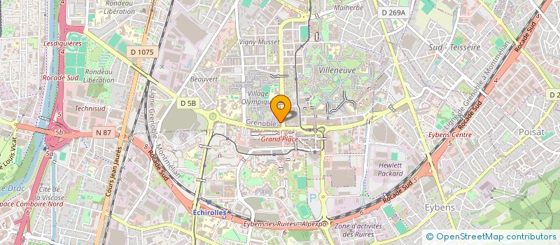 localisation de l'entreprise MONSIEUR BOUABDALLAH KHEDDIM à GRENOBLE