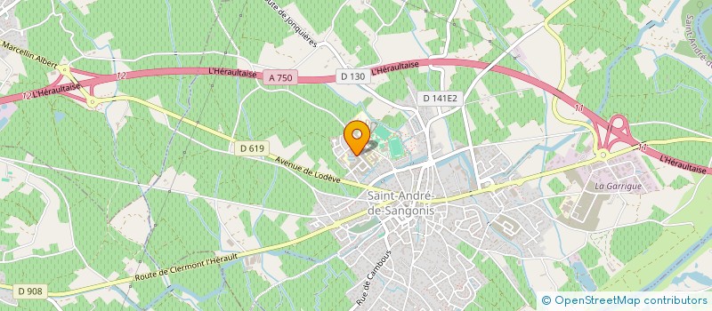 localisation de l'entreprise MONSIEUR BOUABDELLAH EDDAHRAOUI  SAINT-ANDRE-DE-SANGONIS