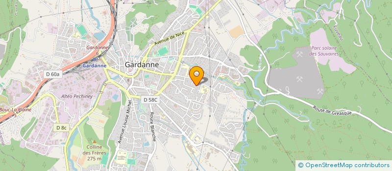localisation de l'entreprise MONSIEUR BOUABDELLAH FARIB à GARDANNE