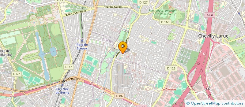 localisation de l'entreprise MONSIEUR BOUABID ZITOUNI  L'HAY-LES-ROSES