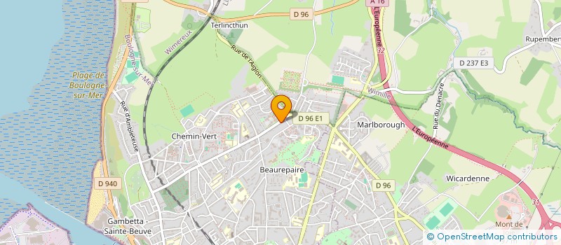 localisation de l'entreprise MONSIEUR BOUALAM CHIHEB à BOULOGNE-SUR-MER