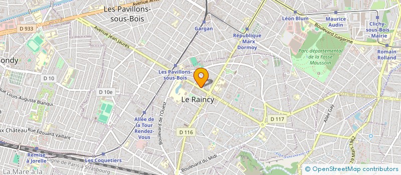 localisation de l'entreprise MONSIEUR BOUALAM IGUEDEREZNE  LE RAINCY