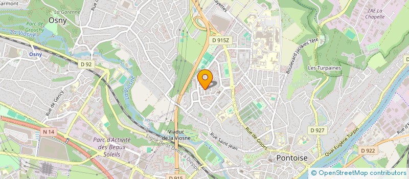 localisation de l'entreprise MONSIEUR BOUALEM AZNI  PONTOISE