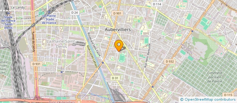 localisation de l'entreprise MONSIEUR BOUALEM BELKHADRA à AUBERVILLIERS