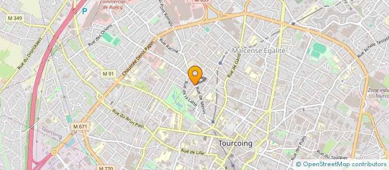 localisation de l'entreprise MONSIEUR BOUALEM BENHAMZA  TOURCOING