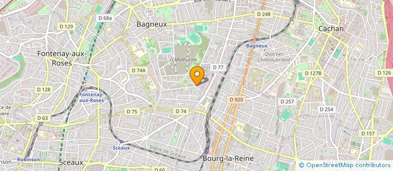 localisation de l'entreprise MONSIEUR BOUALEM BENREJDAL à BAGNEUX