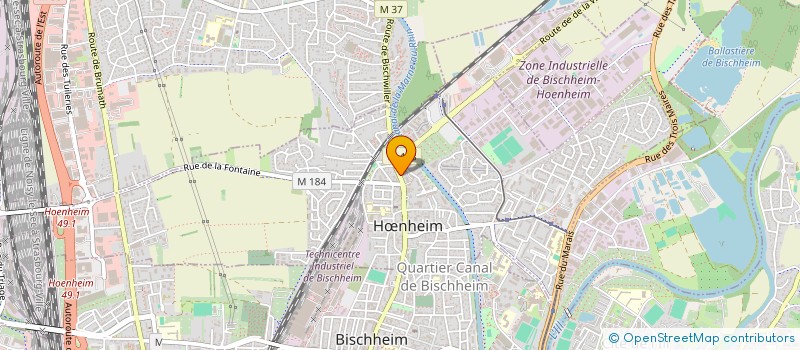 localisation de l'entreprise MONSIEUR BOUALEM BOURAS  HNHEIM