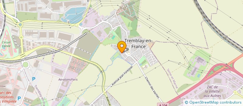 localisation de l'entreprise MONSIEUR BOUALEM CHAIA à TREMBLAY-EN-FRANCE