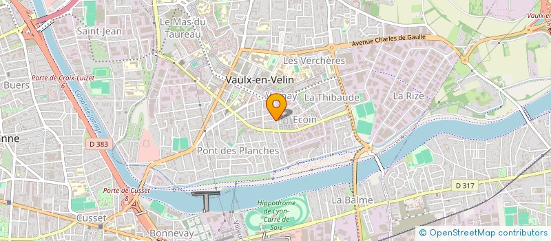 localisation de l'entreprise MONSIEUR BOUALEM HAKEM  VAULX-EN-VELIN