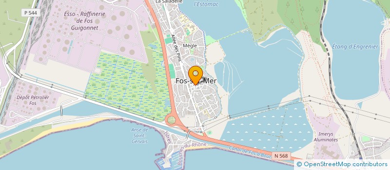 localisation de l'entreprise MONSIEUR BOUALEM IDIR  FOS-SUR-MER