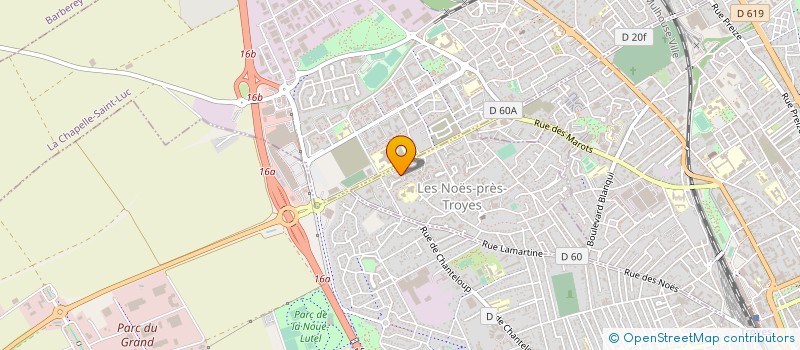 localisation de l'entreprise MONSIEUR BOUALEM ISSIGHID  LES NOES-PRES-TROYES