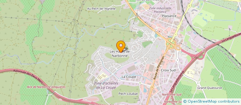 localisation de l'entreprise MONSIEUR BOUALEM KERBEL  NARBONNE