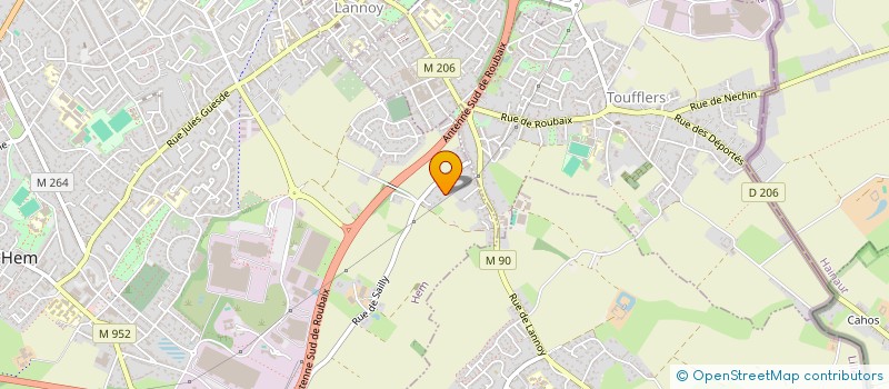 localisation de l'entreprise MONSIEUR BOUALEM KHEFIF  HEM