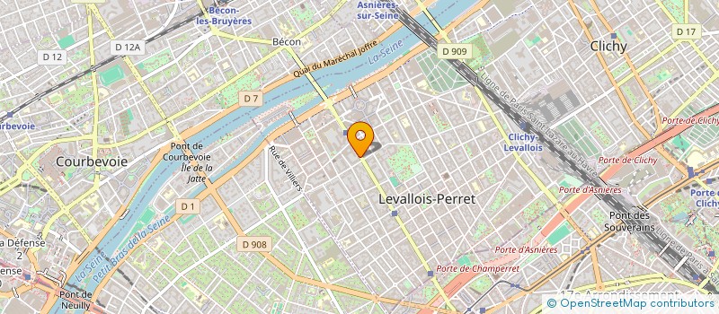 localisation de l'entreprise MONSIEUR BOUALEM KHELIFI à LEVALLOIS-PERRET