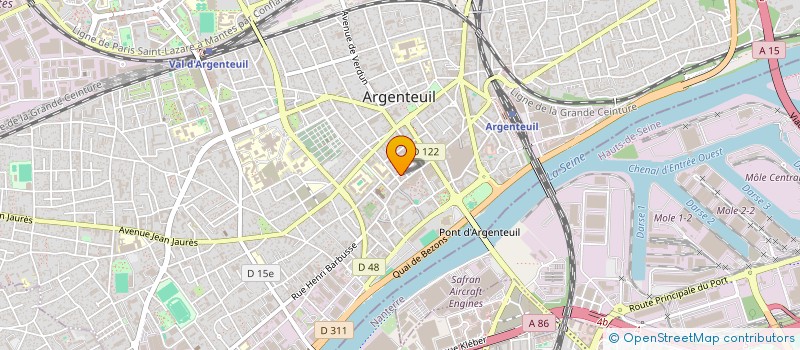 localisation de l'entreprise MONSIEUR BOUALEM LEMKHINEK  ARGENTEUIL