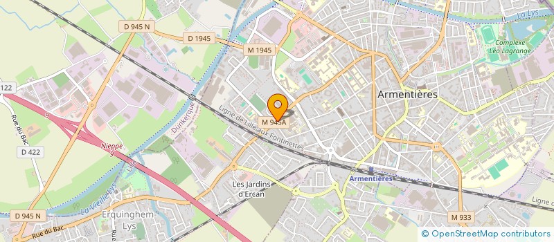 localisation de l'entreprise MONSIEUR BOUALEM MALAOUI à ARMENTIERES