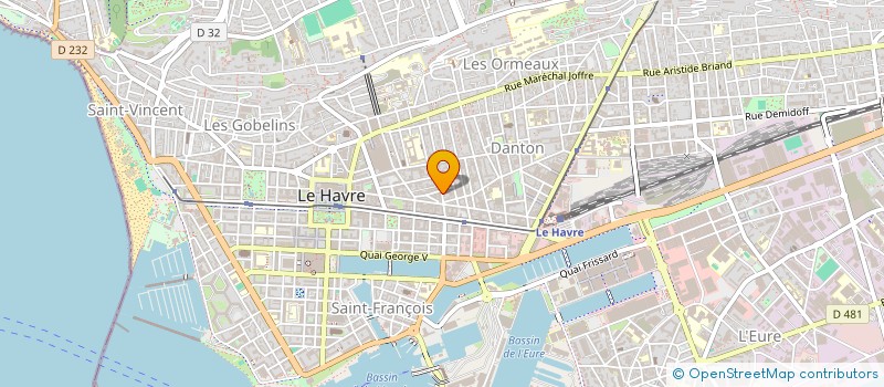 localisation de l'entreprise MONSIEUR BOUALEM MAZOUZ  LE HAVRE