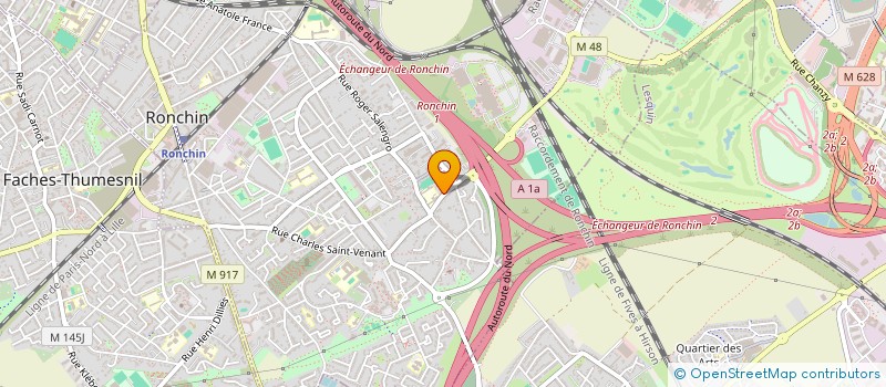 localisation de l'entreprise MONSIEUR BOUALEM MEGHOUCHE  RONCHIN