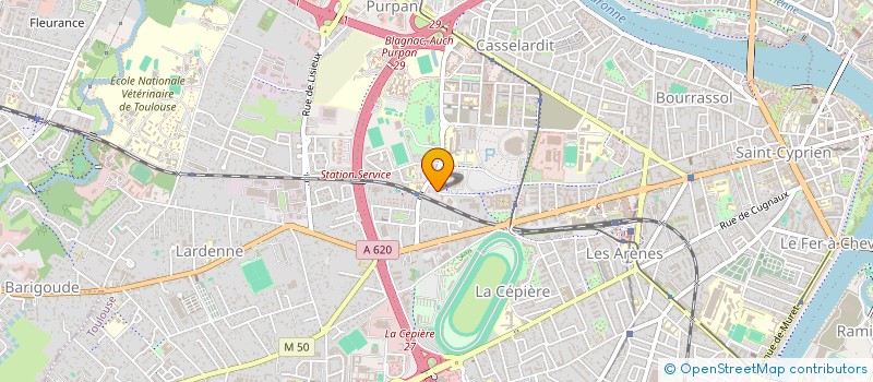 localisation de l'entreprise MONSIEUR BOUALEM MEKRABECH à TOULOUSE