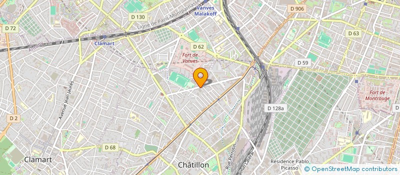 localisation de l'entreprise MONSIEUR BOUALEM MEZIANE à CHATILLON