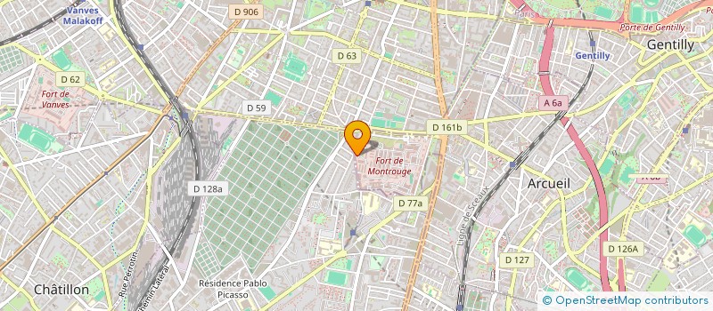 localisation de l'entreprise MONSIEUR BOUALEM MOUDJEB  ARCUEIL