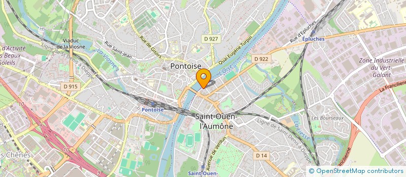 localisation de l'entreprise MONSIEUR BOUALEM RAHMOUNE  SAINT-OUEN-L'AUMONE