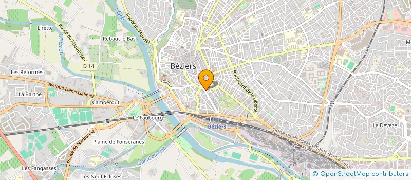 localisation de l'entreprise MONSIEUR BOUALEM RAHMOUNI  BEZIERS