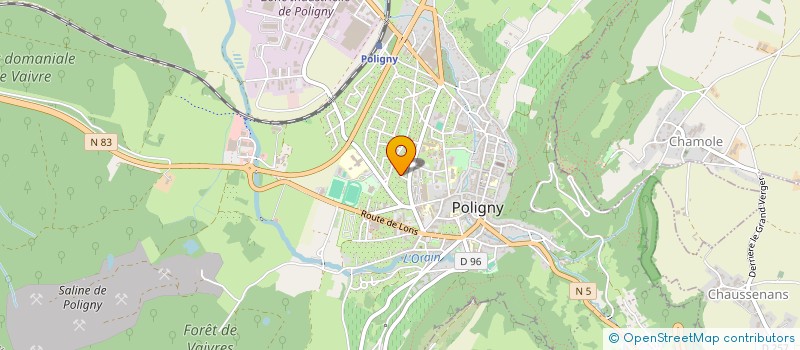 localisation de l'entreprise MONSIEUR BOUALEM SAADAOUI  POLIGNY