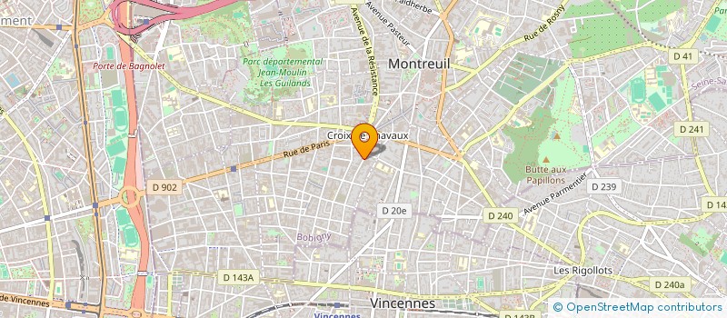 localisation de l'entreprise MONSIEUR BOUALEM SAIOUD à MONTREUIL