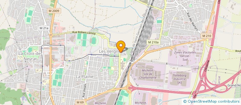 localisation de l'entreprise MONSIEUR BOUALEM SETITRA  CLERMONT-FERRAND