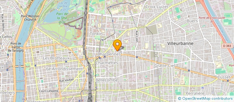 localisation de l'entreprise MONSIEUR BOUALEM TABANI  VILLEURBANNE