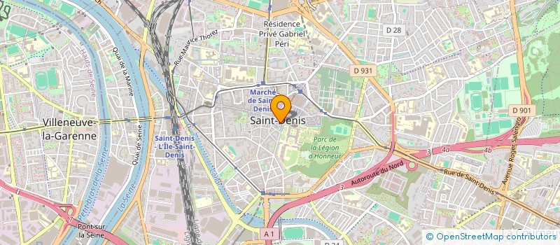 localisation de l'entreprise MONSIEUR BOUALEM TIGHRINE  SAINT-DENIS