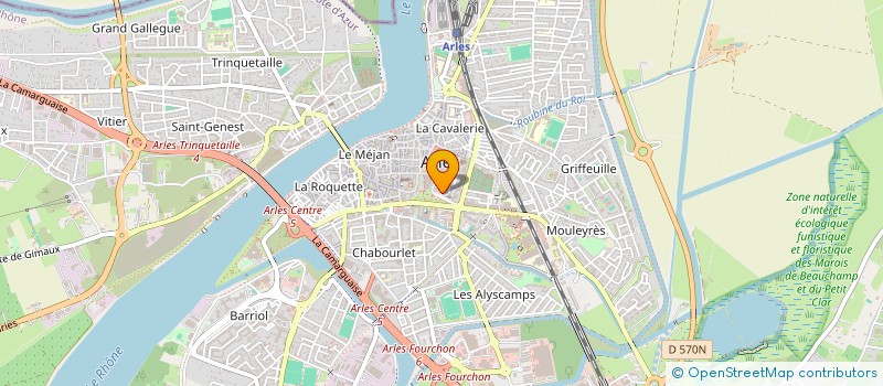 localisation de l'entreprise MONSIEUR BOUALEM TOUAK  ARLES