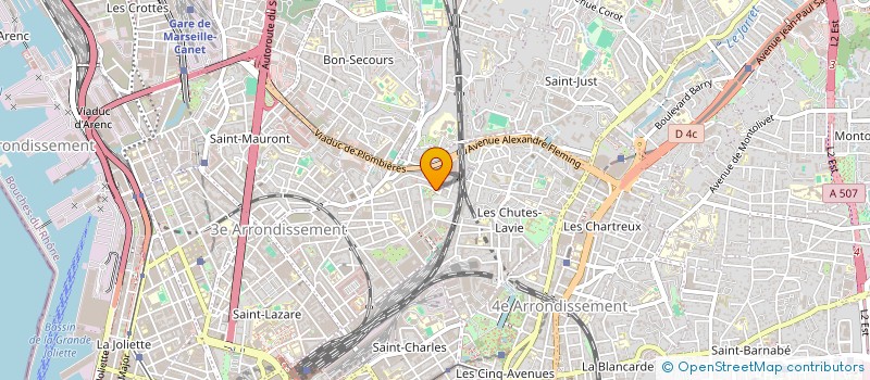 localisation de l'entreprise MONSIEUR BOUALEM YALICHANI à MARSEILLE
