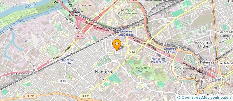 localisation de l'entreprise MONSIEUR BOUALEM ZAAMOUM  NANTERRE