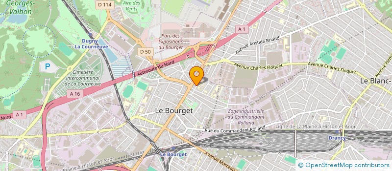 localisation de l'entreprise MONSIEUR BOUAMAMA BENZOUAG à LE BOURGET