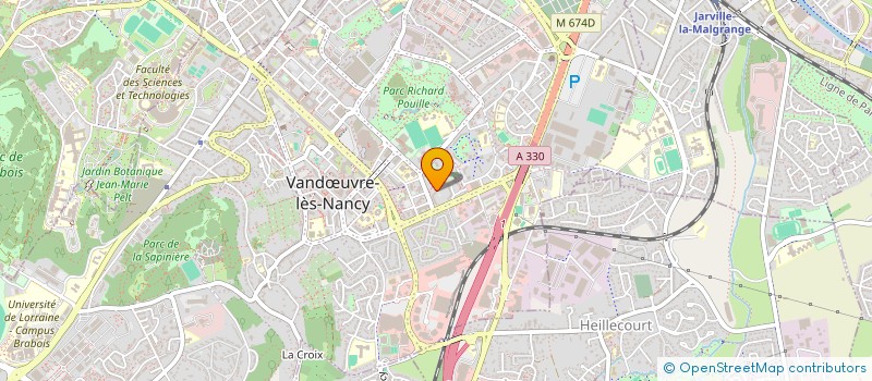 localisation de l'entreprise MONSIEUR BOUAMRANE MEDJAHED  VANDUVRE-LES-NANCY