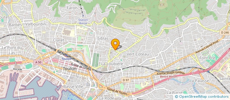 localisation de l'entreprise MONSIEUR BOUANANE MECHEHOUD  TOULON