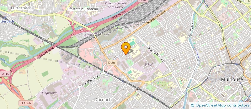 localisation de l'entreprise MONSIEUR BOUAZAMA MBAREK  MULHOUSE