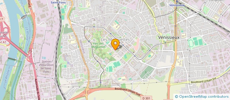 localisation de l'entreprise MONSIEUR BOUAZIZ GUELMAMI  VENISSIEUX