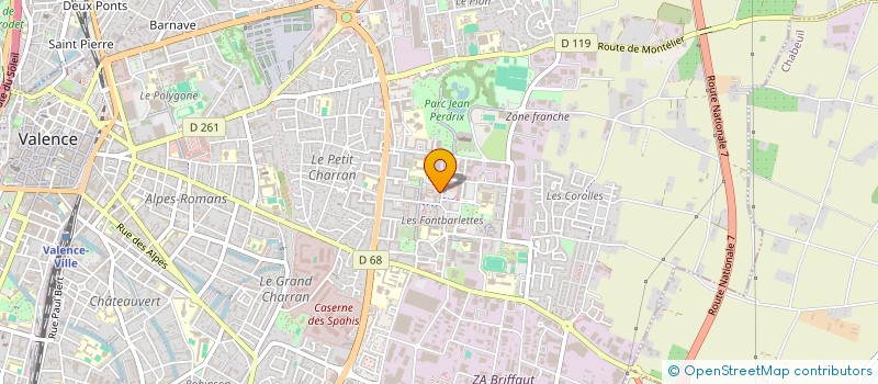 localisation de l'entreprise MONSIEUR BOUAZZA ER RIQIOUI  VALENCE