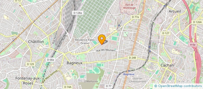 localisation de l'entreprise MONSIEUR BOUAZZA LAHLALI à BAGNEUX