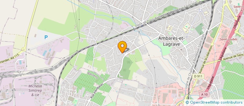 localisation de l'entreprise MONSIEUR BOUAZZA LAREF  AMBARES-ET-LAGRAVE