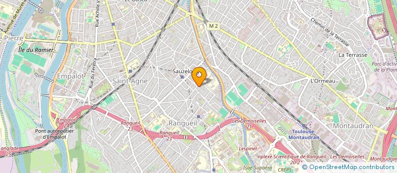 localisation de l'entreprise MONSIEUR BOUAZZA MECABIH  TOULOUSE