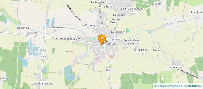 localisation de l'entreprise MONSIEUR BOUAZZA MESRI à SAVIGNE-SUR-LATHAN