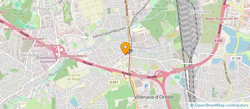 localisation de l'entreprise MONSIEUR BOUBA CONTE  VILLENAVE-D'ORNON