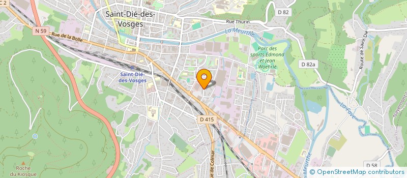 localisation de l'entreprise MONSIEUR BOUBA DIALLO à SAINT-DIE-DES-VOSGES