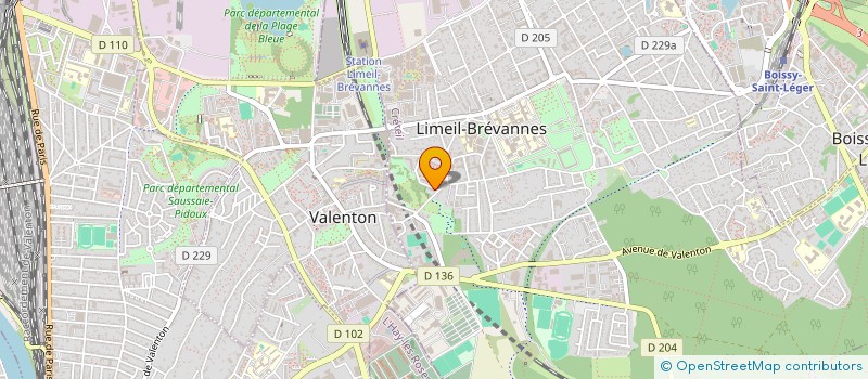 localisation de l'entreprise MONSIEUR BOUBACAR BA à LIMEIL-BREVANNES