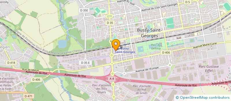 localisation de l'entreprise MONSIEUR BOUBACAR BAH  BUSSY-SAINT-GEORGES