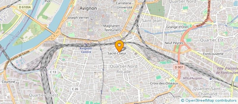 localisation de l'entreprise MONSIEUR BOUBACAR BAH à AVIGNON